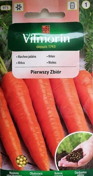 Burkāni PIERWSZY ZBIÓR 400 granulas Vilmorin